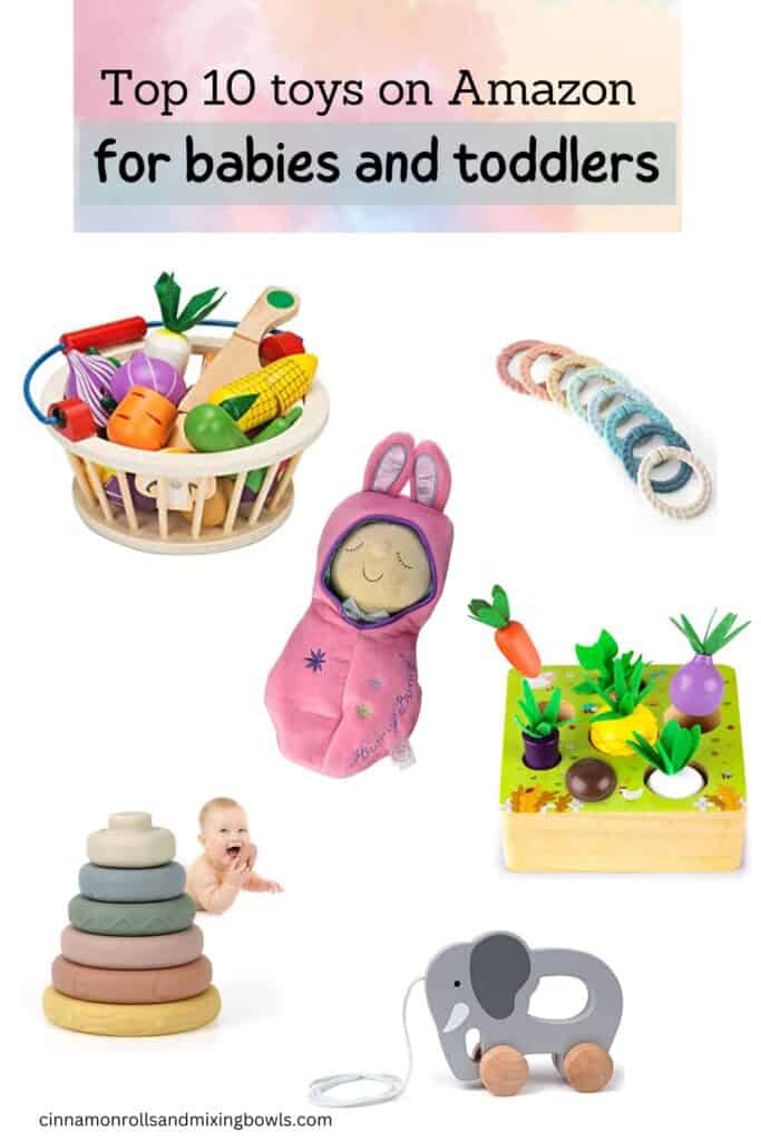 pin Top 10 toys on amazon for babies and toddlers 