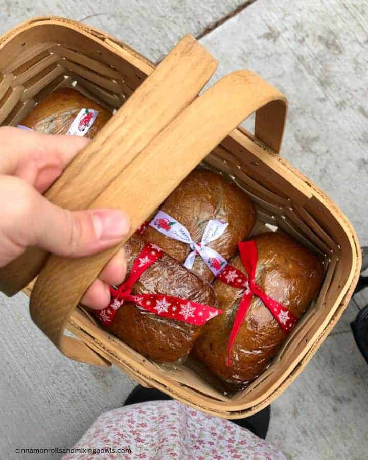 gift breads in a basket